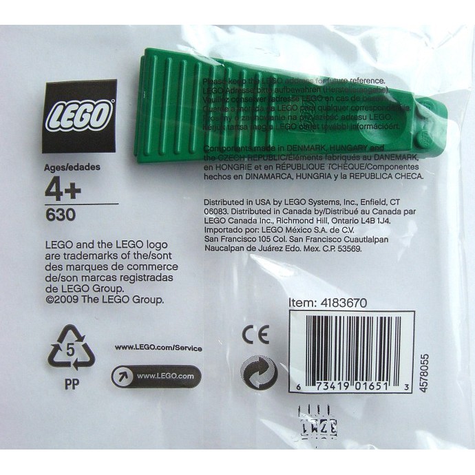 630 LEGO® Brick Separator, Orange/ Green - dụng cụ nại/ gỡ/ tách LEGO màu xanh/ cam (chính hãng LEGO)