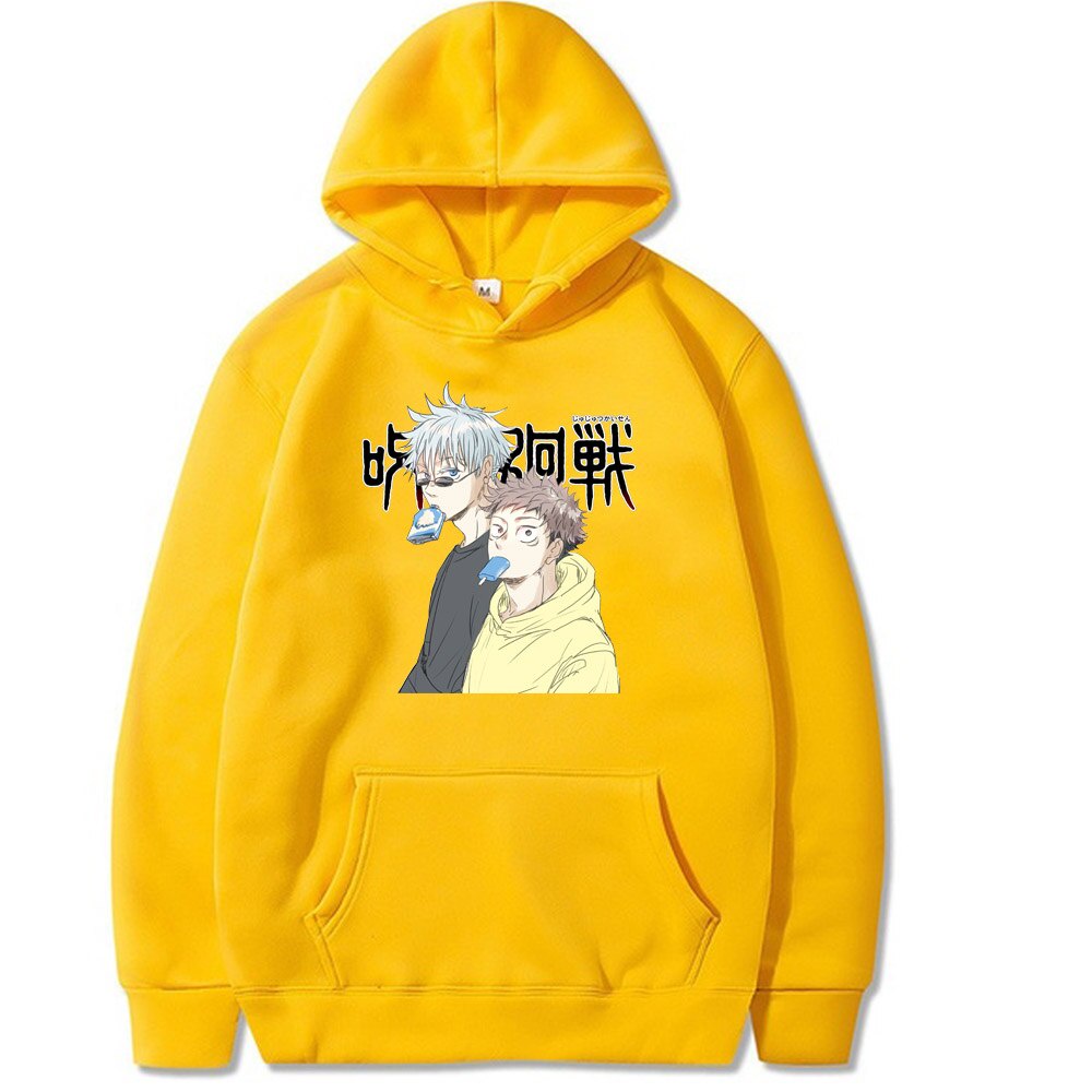 Áo hoodie rộng Unisex in Anime Jujutsu Kaisen Itadori Yuji