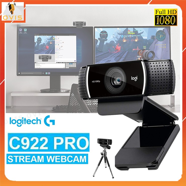 [Mã 1511ELSALE hoàn 7% đơn 300K] [BH 24 THÁNG] Webcam Streamer Góc Rộng Logitech C922 Pro Full HD, Auto Focus Cực Nhanh | BigBuy360 - bigbuy360.vn