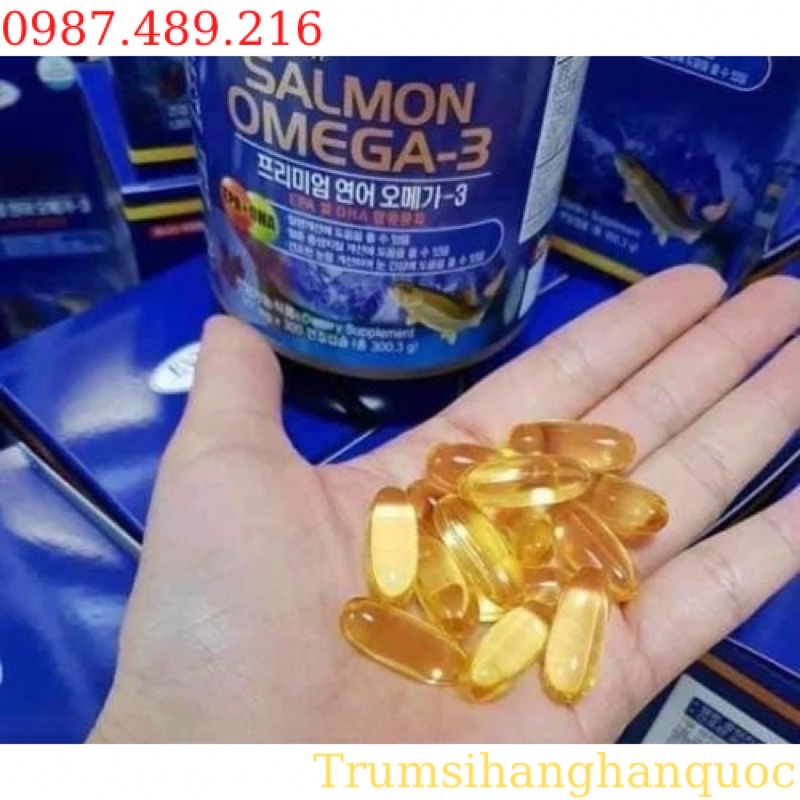 Dầu cá 3 mega bổ sung DHA, Hộp 300 Viên
