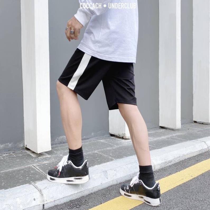 Quần short nam❤️SALE❤️Quần đùi thể thao unisex kẻ sọc chất kiệu cao cấp thoáng mát không xù cho mùa hè  ྇