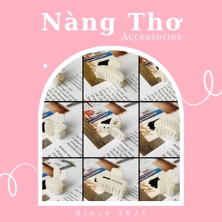 Kẹp tóc nữ, kẹp tóc càng cua mini Nàng Thơ Accessories