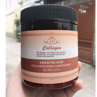 Dầu ủ tóc phục hồi collagen plus vit e 701-