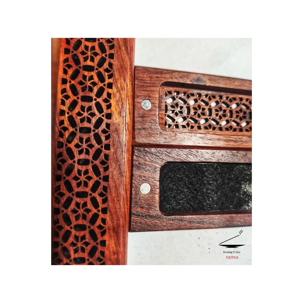 Hộp Xông Hương Nhang Trầm 24cm - (Tặng kèm que trầm Nepal 5cm) | BigBuy360 - bigbuy360.vn