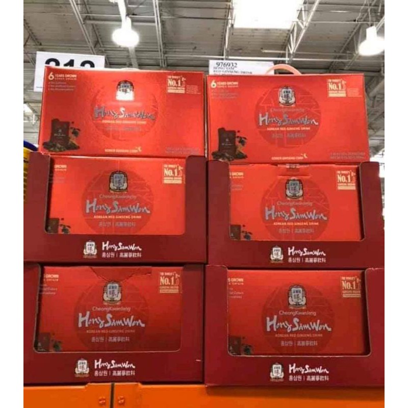 Hồng sâm nước Hàn Quốc 6 năm tuổi Hong Sam Won. Thùng 30 gói. Mua tại Costco Mỹ 🇱🇷 | BigBuy360 - bigbuy360.vn