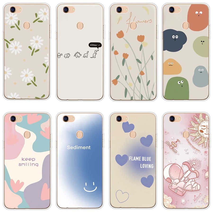 Ốp Điện Thoại TPU Dẻo In Họa Tiết Độc Đáo Thời Trang Cho OPPO f3 plus F5 f7 youth