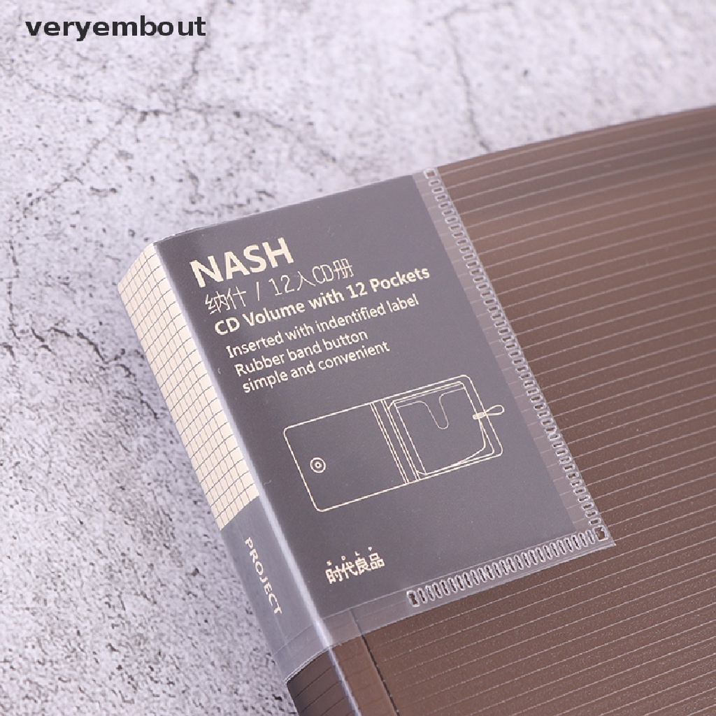 Túi đựng đĩa CD DVD thiết kế 12 ngăn tiện dụng