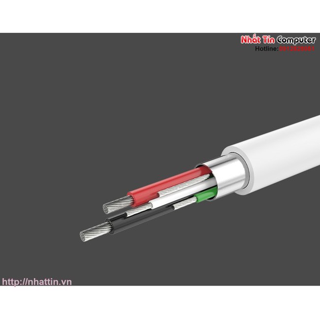 Cáp chuyển đổi USB Type C to VGA + Hub USB 2.0 & USB 3.0 hỗ trợ Lan 10/100Mbps chính hãng Ugreen 30439