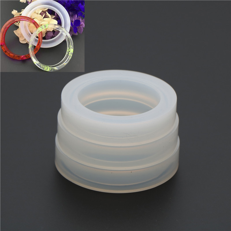 Khuôn đúc resin làm vòng đeo tay hình tròn chất liệu silicone