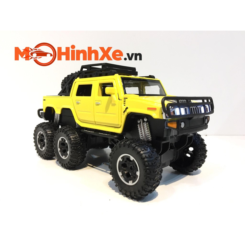 MÔ HÌNH XE HUMMER H2 SUT 6X6 OFF-ROAD 1:32 TY MODELS