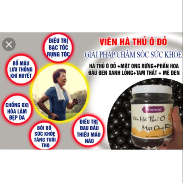 500gr hà thủ ô mật ong rừng