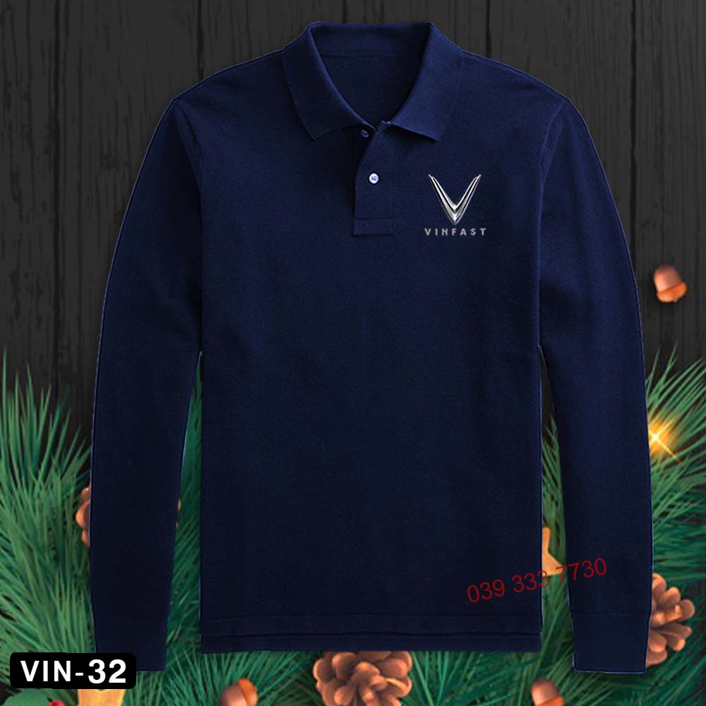 Áo polo TAY DÀI VIN - Áo Thun Thu Đông Cao cấp cotton nam nữ cao cấp, vải xịn, màu đẹp