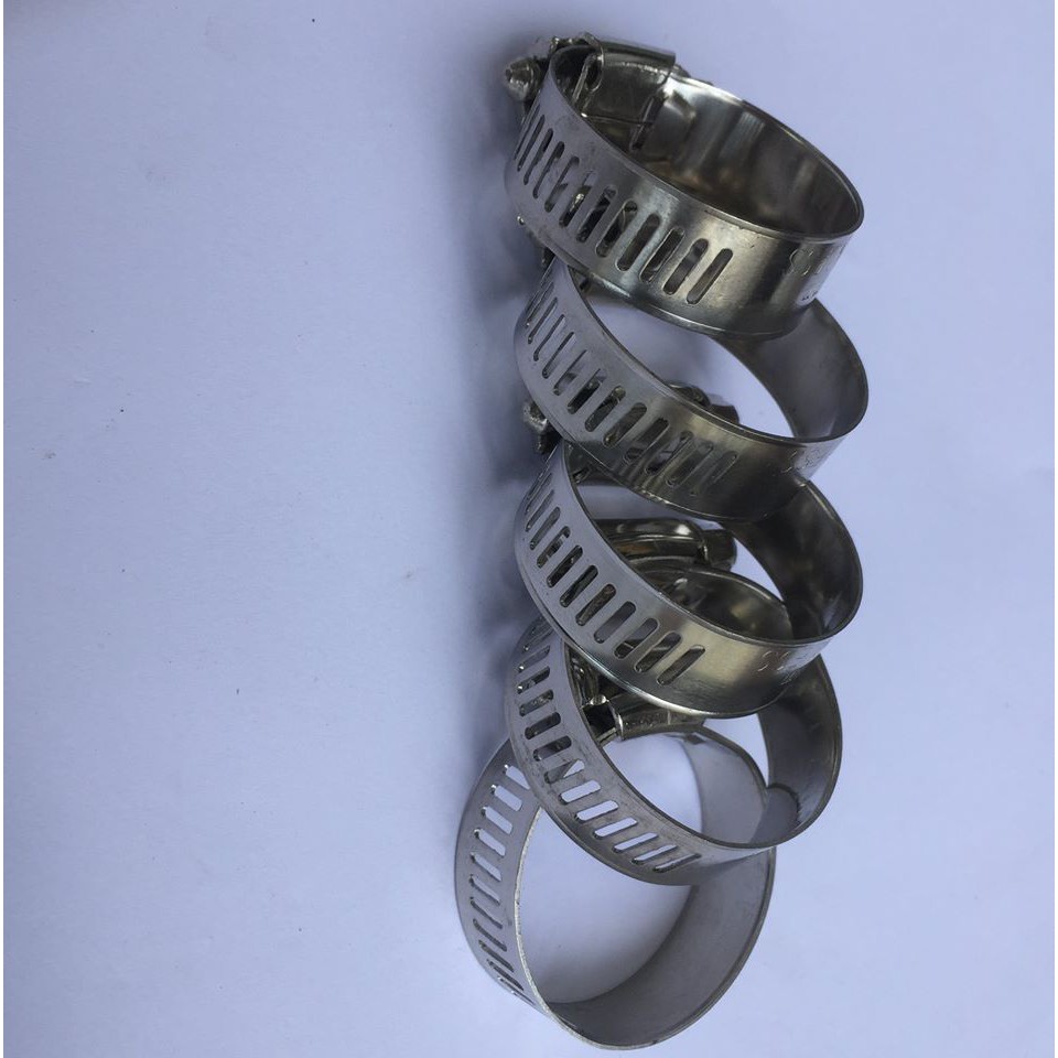 5 chiếc đai xiết inox (18mm- 32mm) cổ dê- vòng đai xiết inox dùng xiết ống 18mm- 32mm