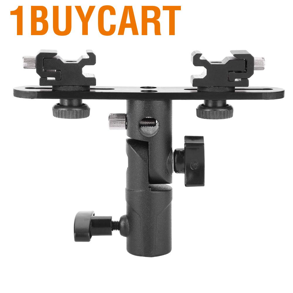 1buycart Flash Bracket Tripod Mount Hot Shoe Extension Camping for Camera
