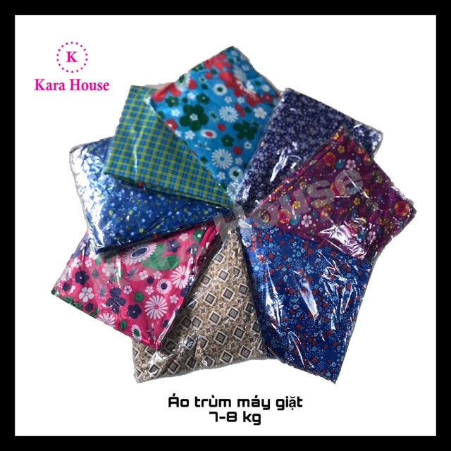 Áo trùm máy giặt cửa trên 7-8kg Kara House