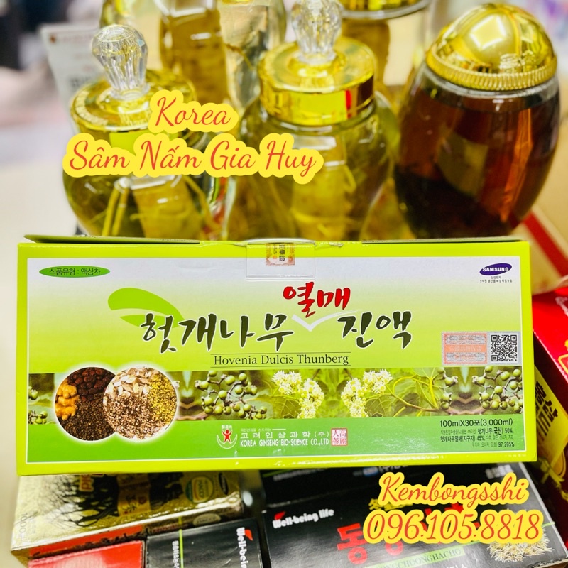 Nước bổ gan Hàn Quốc Bio 100ml x 30 gói