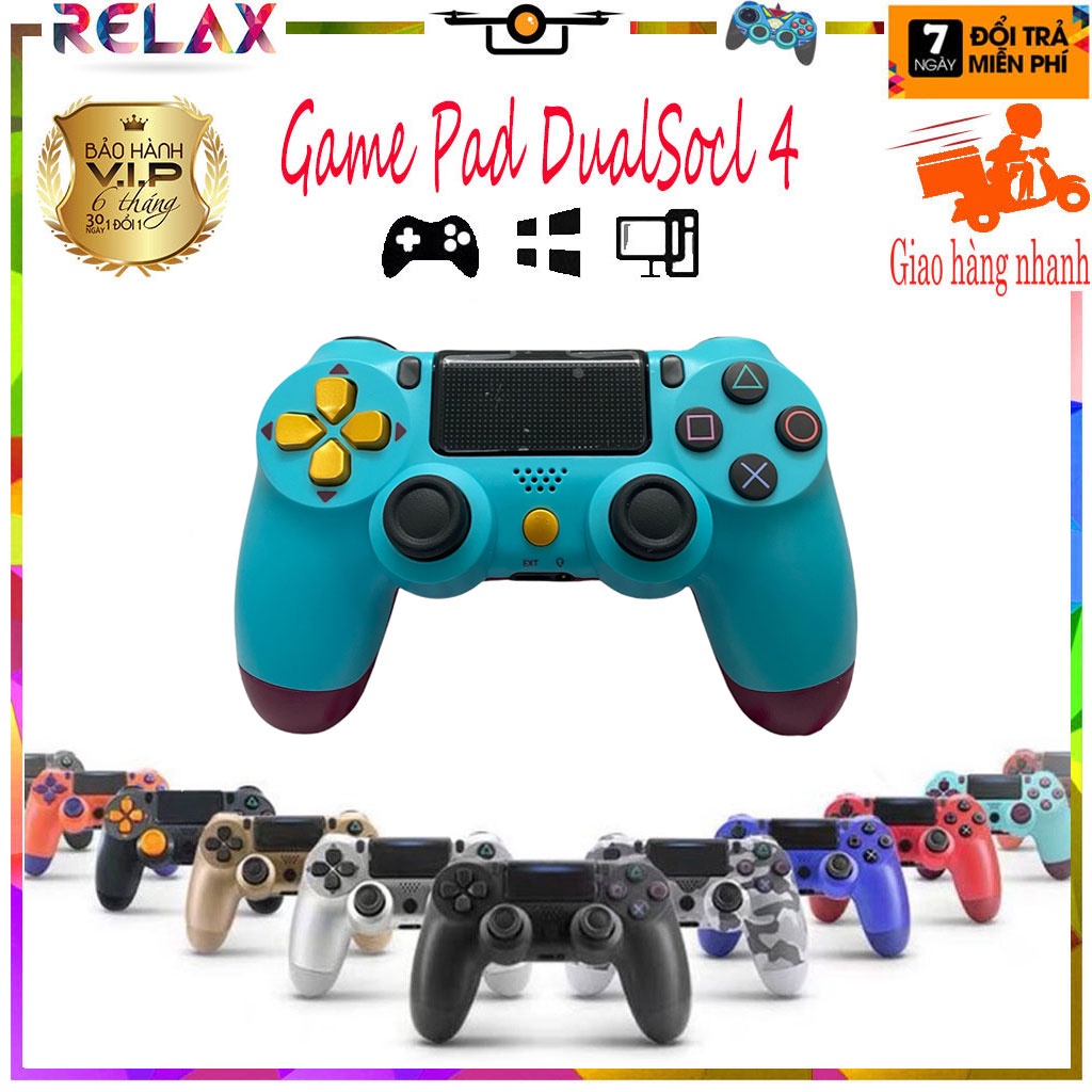 Tay cầm PS/3, PS/4 giá rẻ - DualSock 4 chính hãng - tay cầm chơi game fifa online 4 kết nối bluetooth