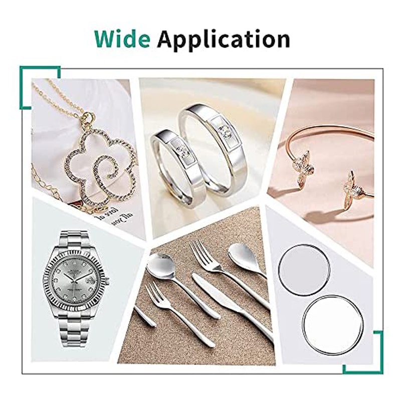 Set 10 khăn mềm lau trang sức đa năng tiện dụng