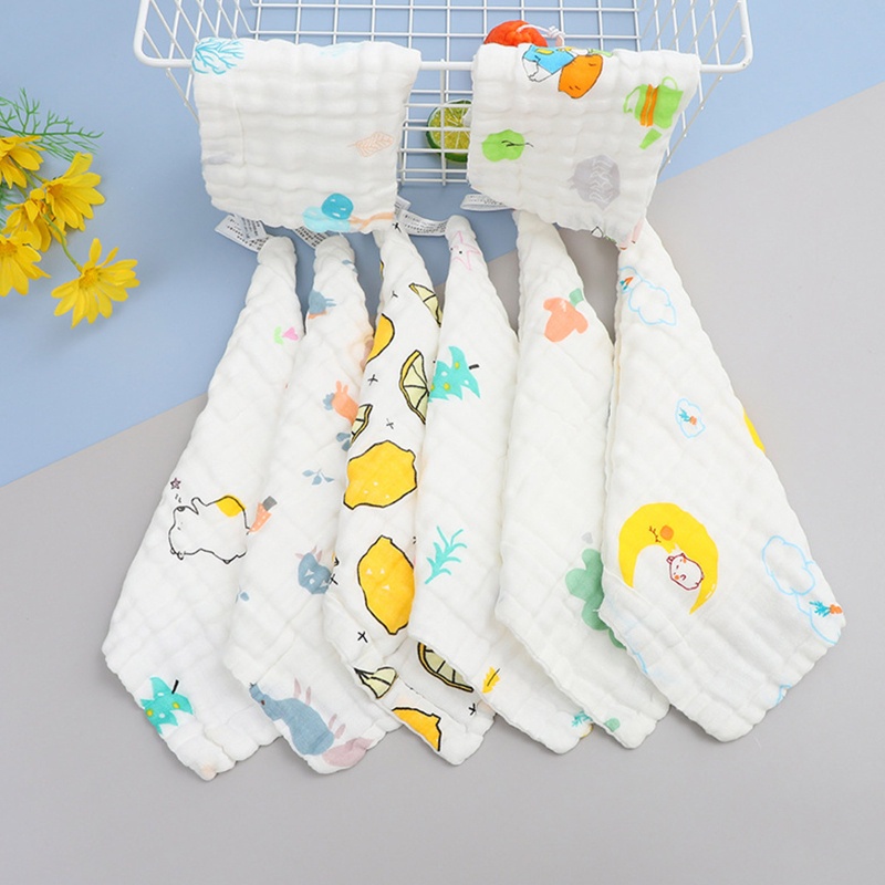 Set 5 Khăn Lau Mặt Tái Sử Dụng Tiện Lợi Cho Bé