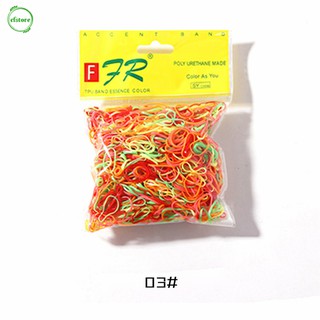 1000 Dây Thun Buộc Tóc Nhiều Màu
