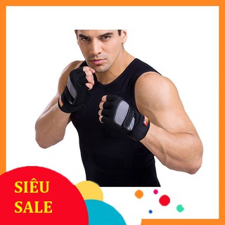 Găng tay tập gym Boer 1601 có đai quấn dài