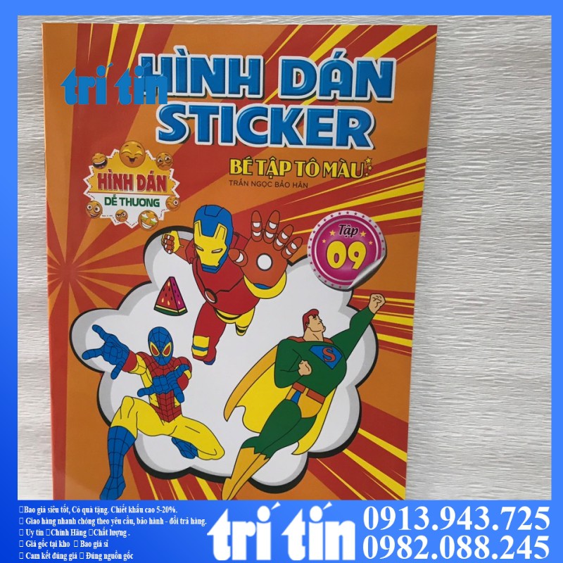 Tập Tô Màu Cho Bé Yêu Thỏa Thích Sáng Tạo CÓ STICKER.