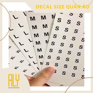 Decal size M dành cho quần áo 96 miếng