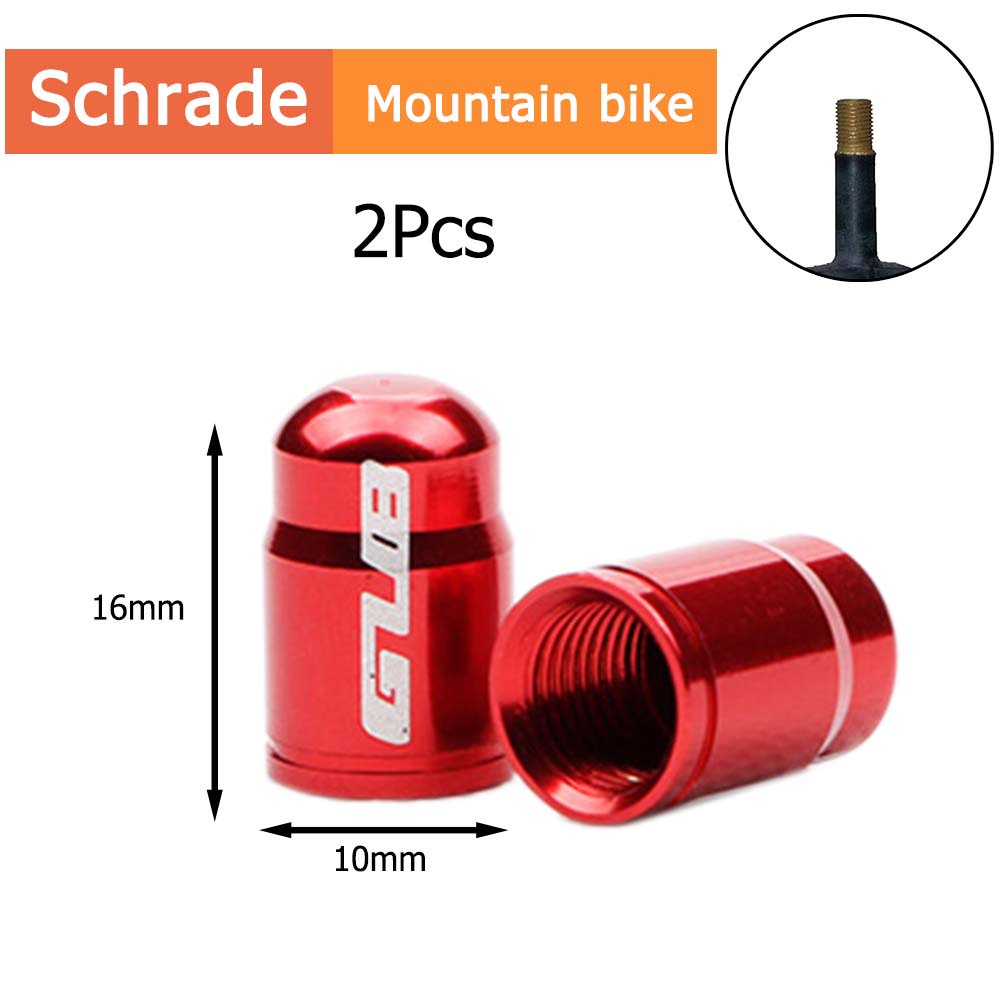 Set 2 nắp đậy van lốp xe đạp AVALENTINE MTB bằng nhôm nhiều màu
