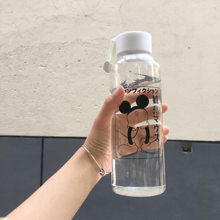 Bình nước thủy tinh Cartoon-Bottle.