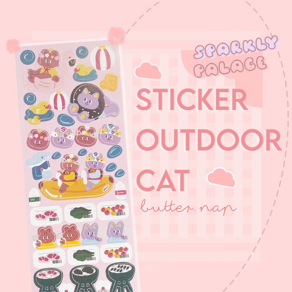 Sticker trang trí sổ phong cách Hàn Quốc