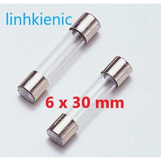 Cầu chì ống thủy tinh 6x30mm , 250v _ nhiều giá trị