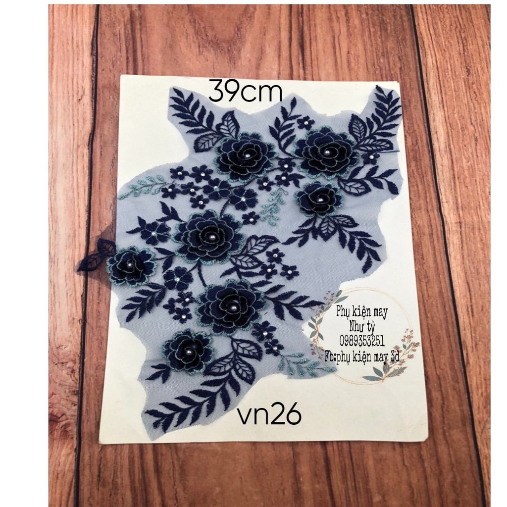 Ren thêu chỉ 14 màu 39cm