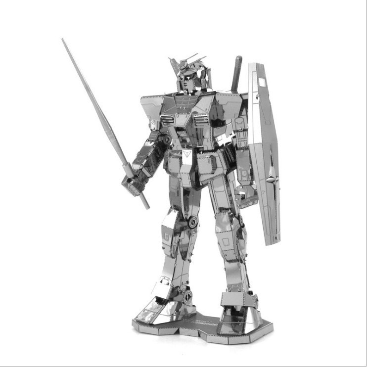 Mô Hình 3D Kim Loại Lắp Ráp 3D Gundam RX-78-2, Mô Hình Thép 3D Robot [Chưa Ráp]