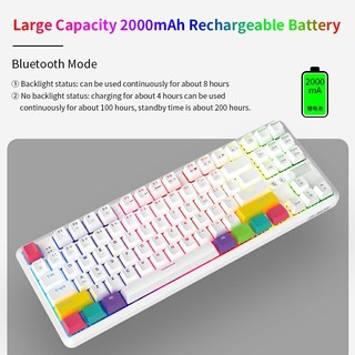 Bàn phím cơ Ajazz K870T Bluetooth/type C