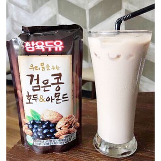 [lẻ]Sữa óc chó hạnh nhân đậu đen date T8/2021