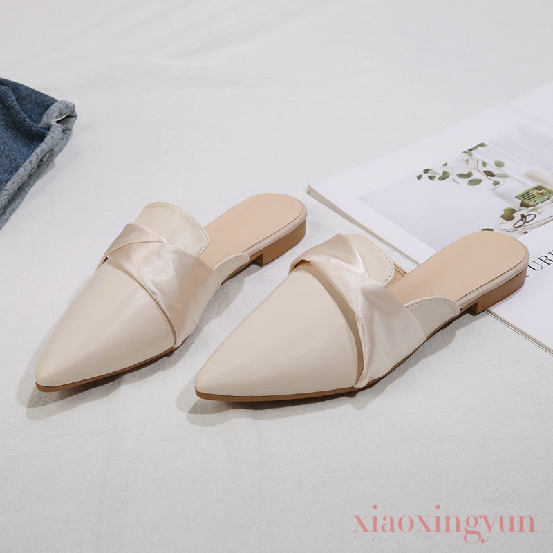 Dép mũi nhọn đế dày thời trang cho nữ