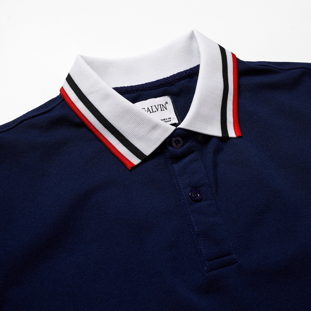Áo thun POLO nam GALVIN cổ phối viền chất CVC cotton cá sấu co giãn cổ bẻ tay ngắn lỡ PLGV57 - Leo Vatino | BigBuy360 - bigbuy360.vn