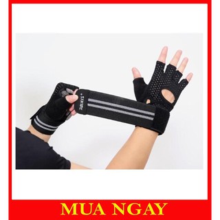 Găng tay tập gym nam nữ cao cấp Aolikes AK16
