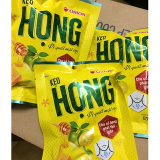 Kẹo ngậm họng Orion Vị Quất Mật ong gói 87,5g (25 viên)