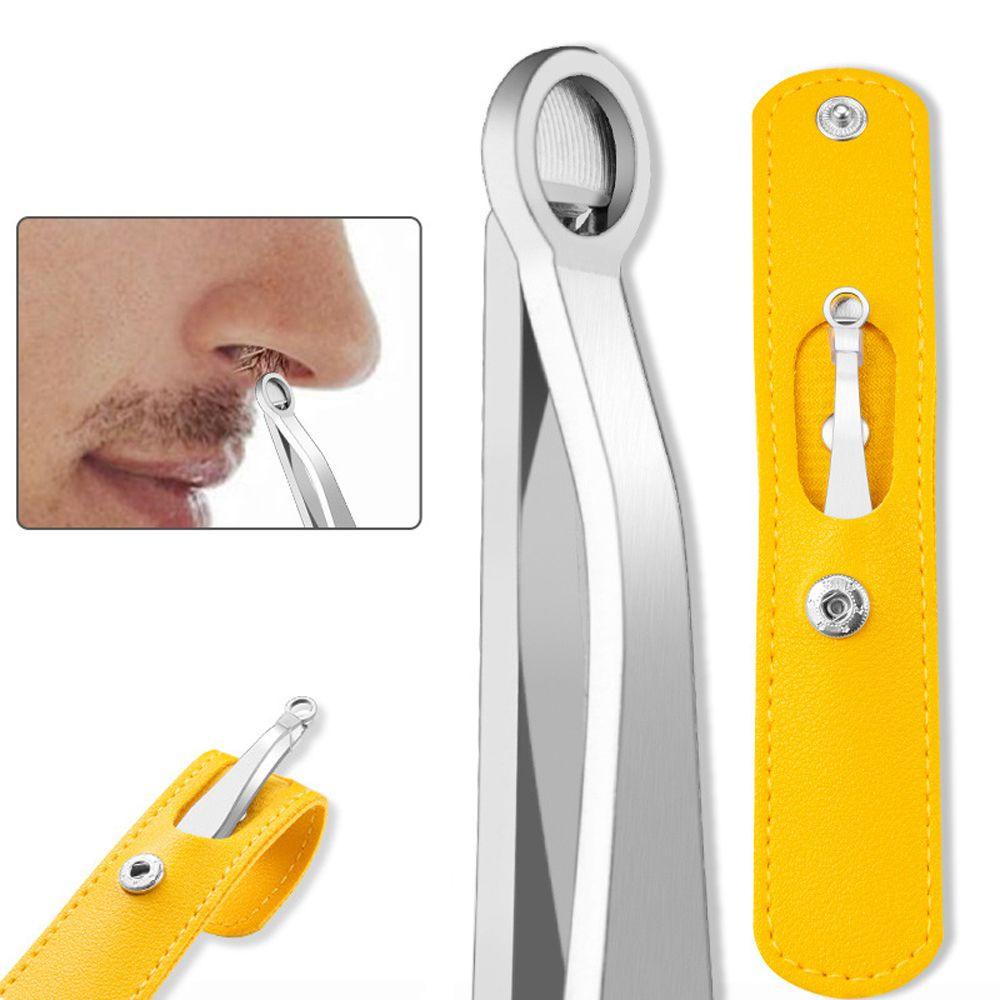 Nhíp Nhổ Lông Mũi Tròn Bằng Thép Không Gỉ Đa Chức Năng