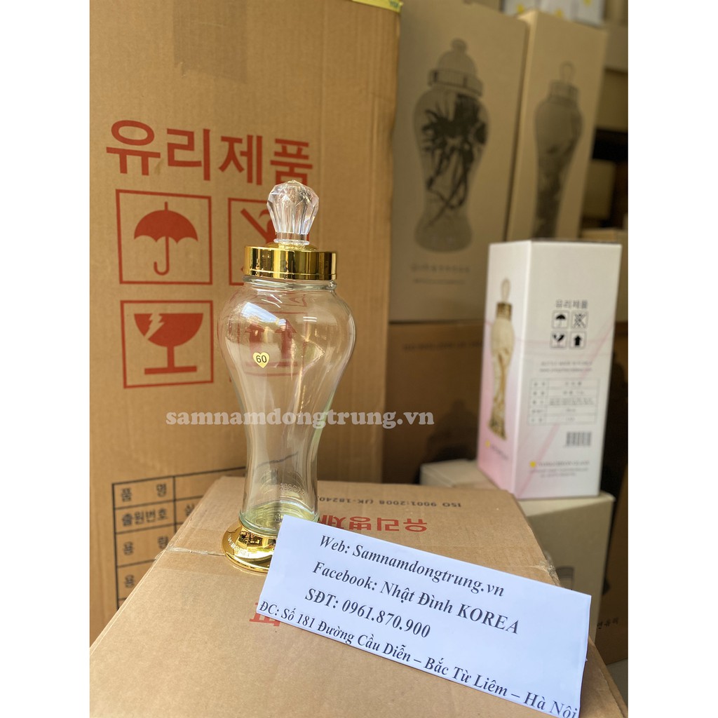 Bình sâm ngâm rượu Hàn Quốc (1,5 lit)