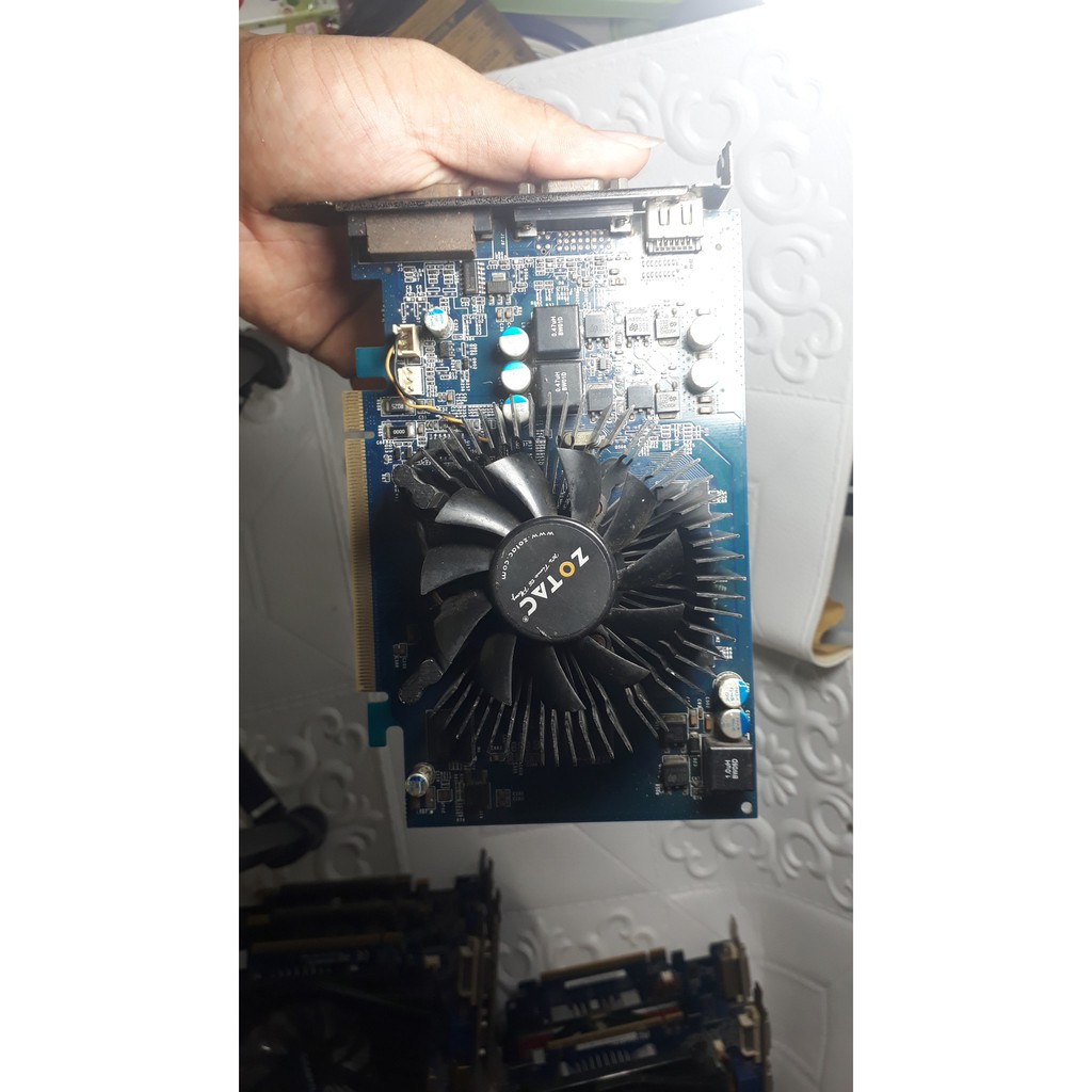 Card màn hình Galaxy GeForce GT 240 1 GDDR5 mod Fan zotac cũ mát