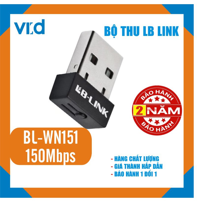 Bộ thu sóng wifi LB-LINK BL-WN151 150Mbps, Sản phẩm chính hãng, bảo hành 2 năm !!! | BigBuy360 - bigbuy360.vn