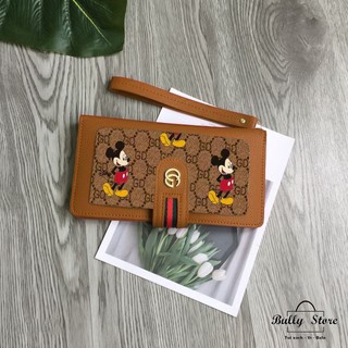 Ví dài Mickey nút bấm trang nhã