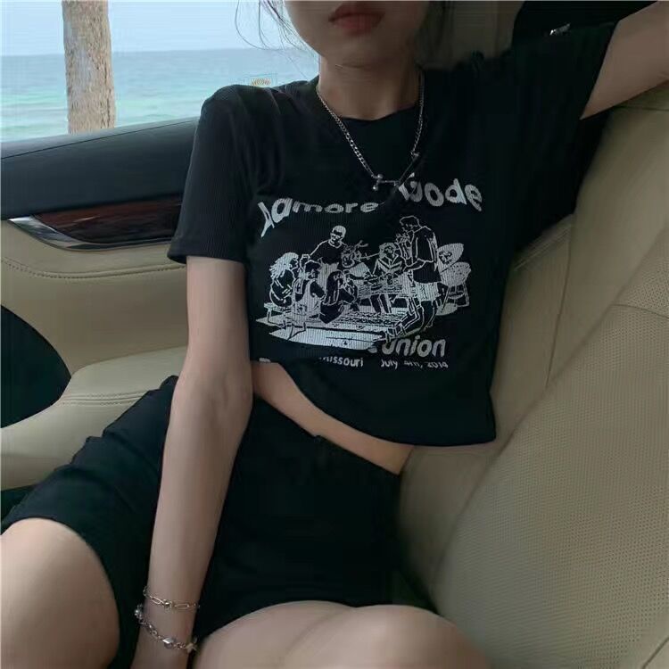 Áo Croptop Tay Dài Dáng Ôm Lưng Cao Thời Trang Cho Nữ