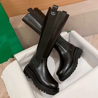 [Order] Bốt đùi phối chun bốt da thời trang Nữ