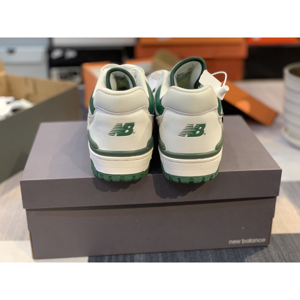 Giày sneaker thể thao nb new blance 550 white green xanh lá hàng cao cấp - ảnh sản phẩm 6
