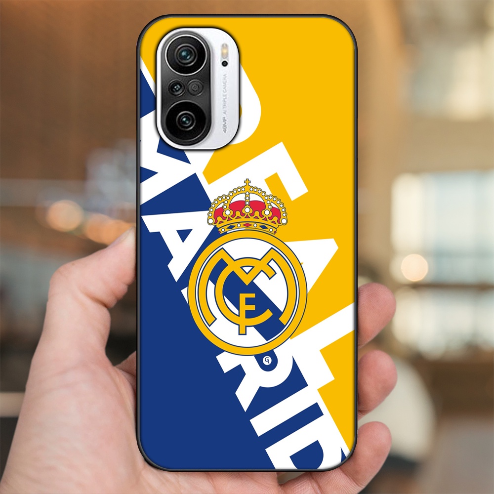 Ốp lưng Xiaomi K40 viền đen in hình Real Madrid