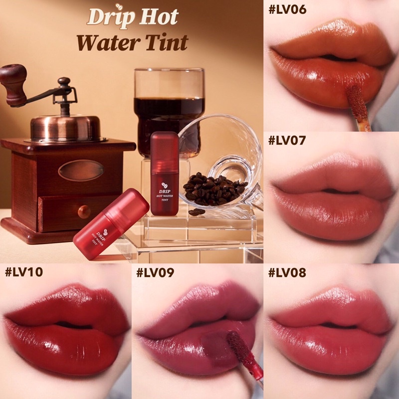 Son tint siêu lì, lâu trôi Black Rouge Mara / Drip Hot Water Tint