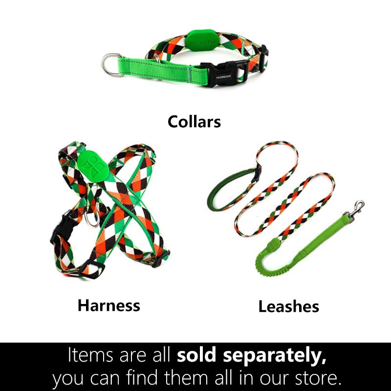 HamshMoc Dây yếm dắt thú cưng đi dạo mềm mại điều chỉnh kích cỡ cho cún nhỏ/ vừa